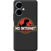 Черный чехол BoxFace Tecno Camon 19 / 19 Pro No Internet