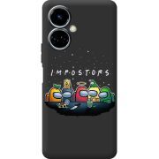 Черный чехол BoxFace Tecno Camon 19 / 19 Pro Among Us Impostors