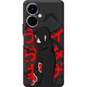 Черный чехол BoxFace Tecno Camon 19 / 19 Pro Учиха Итачи