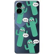 Прозрачный чехол BoxFace Tecno Camon 19 Neo с 3D-глазками HIYA