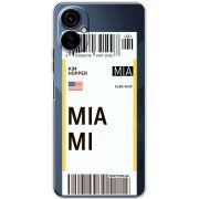 Прозрачный чехол BoxFace Tecno Camon 19 Neo Ticket Miami