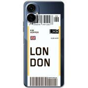 Прозрачный чехол BoxFace Tecno Camon 19 Neo Ticket London