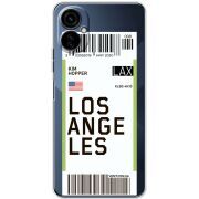 Прозрачный чехол BoxFace Tecno Camon 19 Neo Ticket Los Angeles