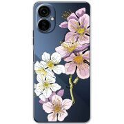 Прозрачный чехол BoxFace Tecno Camon 19 Neo Cherry Blossom
