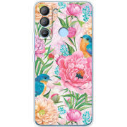Чехол BoxFace Tecno POP 5 LTE Birds in Flowers