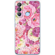 Чехол BoxFace Tecno POP 5 LTE Pink Peonies