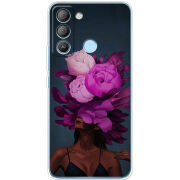 Чехол BoxFace Tecno POP 5 LTE Exquisite Purple Flowers