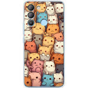 Чехол BoxFace Tecno POP 5 LTE Котики муркотики