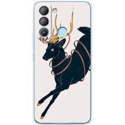 Чехол BoxFace Tecno POP 5 LTE Black Deer