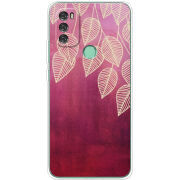 Чехол BoxFace Blackview A70 Gold Leaves