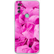 Чехол BoxFace Blackview A70 Pink Flowers