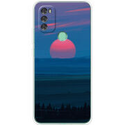 Чехол BoxFace Blackview A70 Cold Red Light
