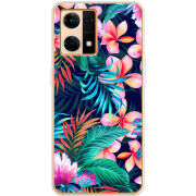 Чехол BoxFace OPPO Reno 7 4G flowers in the tropics