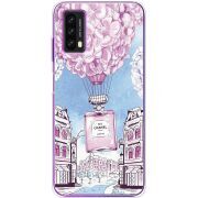 Чехол со стразами BoxFace Blackview A90 Perfume bottle