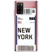 Прозрачный чехол BoxFace Blackview A100 Ticket New York