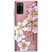 Прозрачный чехол BoxFace Blackview A100 Cherry Blossom