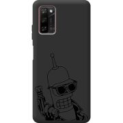 Черный чехол BoxFace Blackview A100 