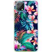 Чехол BoxFace Blackview A55 flowers in the tropics