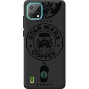 Черный чехол BoxFace Blackview A55 Dark Coffee