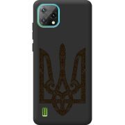 Черный чехол BoxFace Blackview A55 Ukrainian Trident