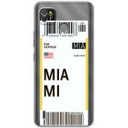 Прозрачный чехол BoxFace Tecno POP 4 LTE Ticket Miami