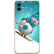 Чехол BoxFace Samsung Galaxy A04e (A042) Skier Snowman