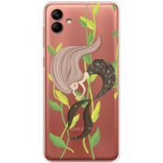 Прозрачный чехол BoxFace Samsung Galaxy A04e (A042) Cute Mermaid