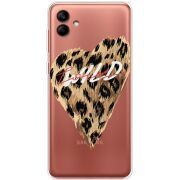 Прозрачный чехол BoxFace Samsung Galaxy A04e (A042) Wild Love
