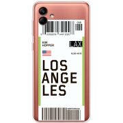 Прозрачный чехол BoxFace Samsung Galaxy A04e (A042) Ticket Los Angeles