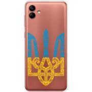 Прозрачный чехол BoxFace Samsung Galaxy A04e (A042) Gold Trident