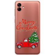 Прозрачный чехол BoxFace Samsung Galaxy A04e (A042) Holiday Car