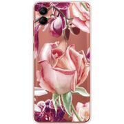 Прозрачный чехол BoxFace Samsung Galaxy A04e (A042) Rose