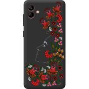 Черный чехол BoxFace Samsung Galaxy A04e (A042) 3D Ukrainian Muse