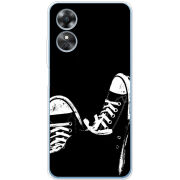 Чехол BoxFace OPPO A17 Black Sneakers