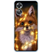 Чехол BoxFace OPPO A17 Різдвяна лисичка