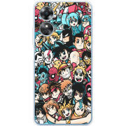 Чехол BoxFace OPPO A17 Anime Stickers