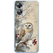 Чехол BoxFace OPPO A17 Christmas Owl