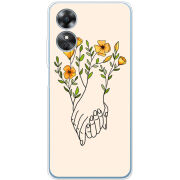 Чехол BoxFace OPPO A17 Flower Hands