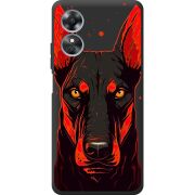 Черный чехол BoxFace OPPO A17 