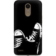 Чехол Uprint LG K10 (2017) M250 Black Sneakers