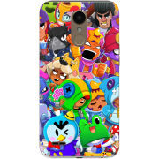 Чехол Uprint LG K10 (2017) M250 friends brawl stars