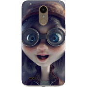 Чехол Uprint LG K10 (2017) M250 Blue Eyes