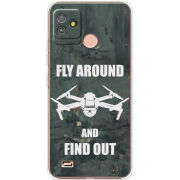 Чехол BoxFace Tecno POP 5 GO Дрон Fly Around