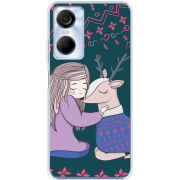 Чехол BoxFace Tecno POP 6 Pro Girl and deer