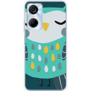 Чехол BoxFace Tecno POP 6 Pro Green Owl