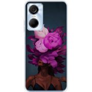 Чехол BoxFace Tecno POP 6 Pro Exquisite Purple Flowers