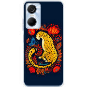 Чехол BoxFace Tecno POP 6 Pro Petrykivka Leopard
