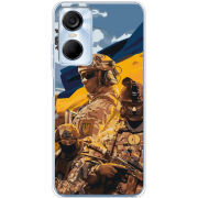 Чехол BoxFace Tecno POP 6 Pro Воїни ЗСУ