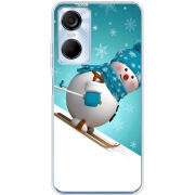 Чехол BoxFace Tecno POP 6 Pro Skier Snowman