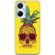 Чехол BoxFace Tecno POP 6 Pro Pineapple Skull
